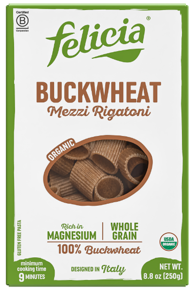 Buckwheat Mezzi Rigatoni