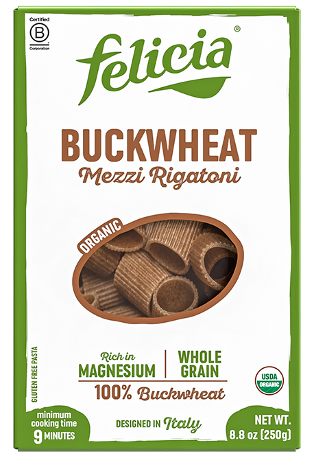 Buckwheat Mezzi Rigatoni
